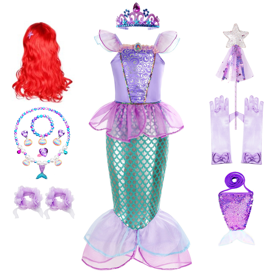 Baby Clothing Sizes - Mermaid Costume For Girls Halloween Dress