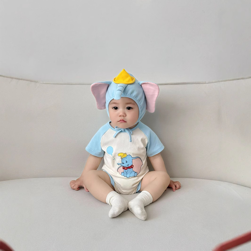 3D Elephant Print Baby Onesie  - огляд і ціна Baby Clothing Elephant