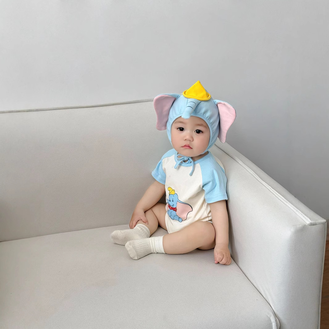 3D Elephant Print Baby Onesie  - огляд і ціна Baby Clothing Elephant