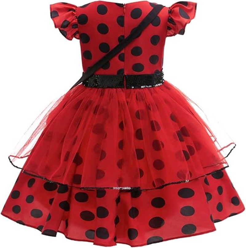 Girls Cosplay Costume Polka Do - огляд і ціна Baby Clothing Sizes