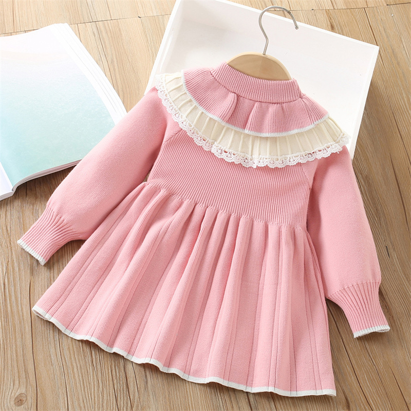 Baby Girls' Knitted Dress Chil - огляд і ціна Baby Clothing Jumpers