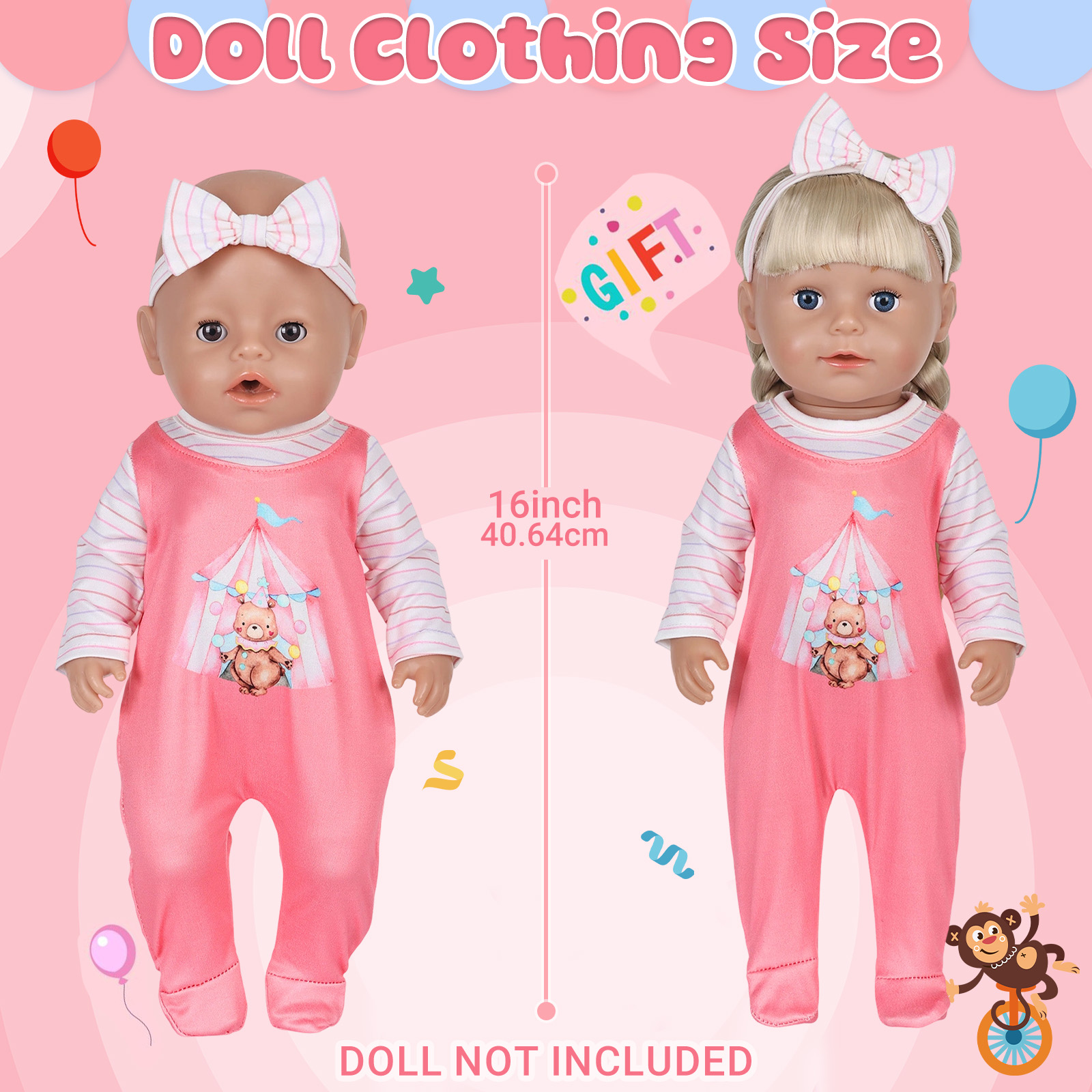Doll Clothes for 16-18inch 40- - огляд і ціна Baby Clothing Items