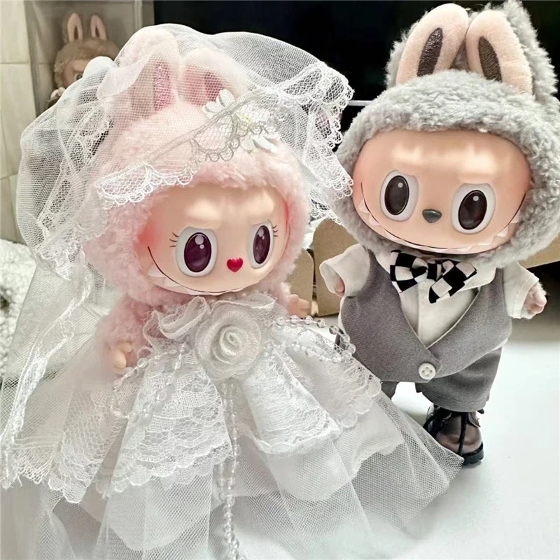 15 17cm For Labubu Doll Weddin - огляд і ціна Baby Clothing Items