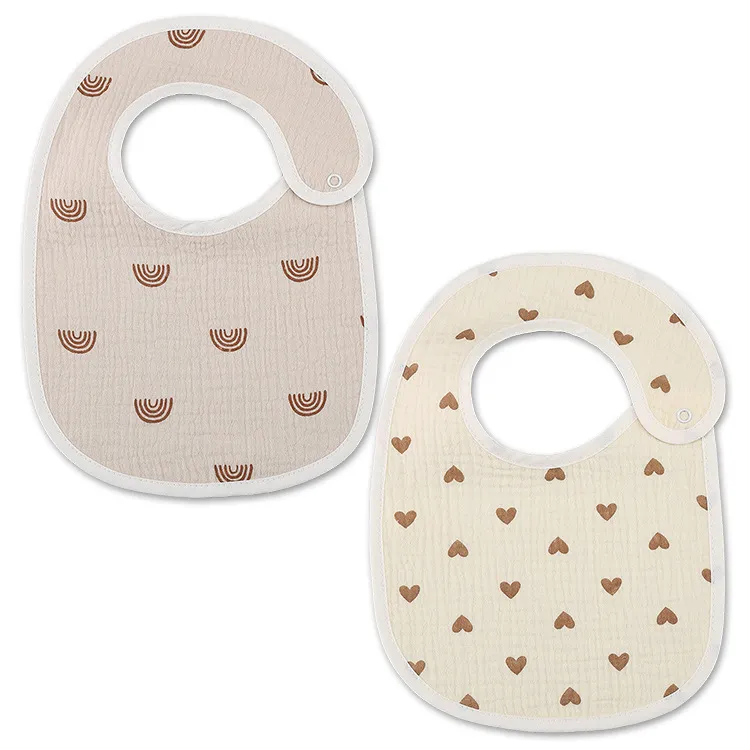 2pcs/set Waterproof Baby Bibs  - огляд і ціна Baby Clothing Fabric
