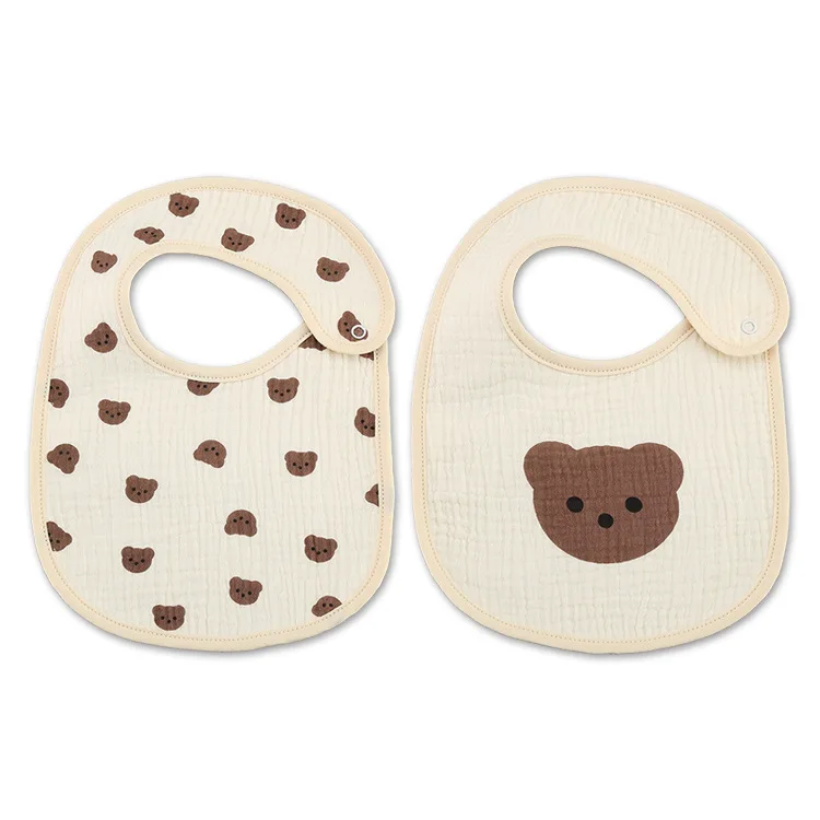2pcs/set Waterproof Baby Bibs  - огляд і ціна Baby Clothing Fabric