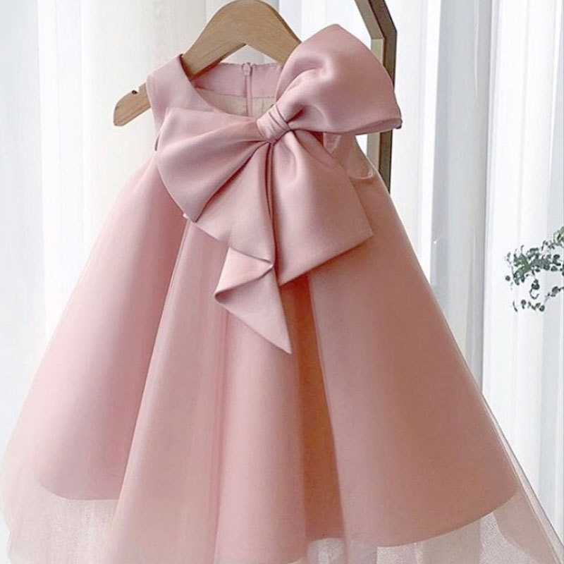 Summer Big Bow Baby Girl Dress - огляд і ціна Baby Clothing Essentials