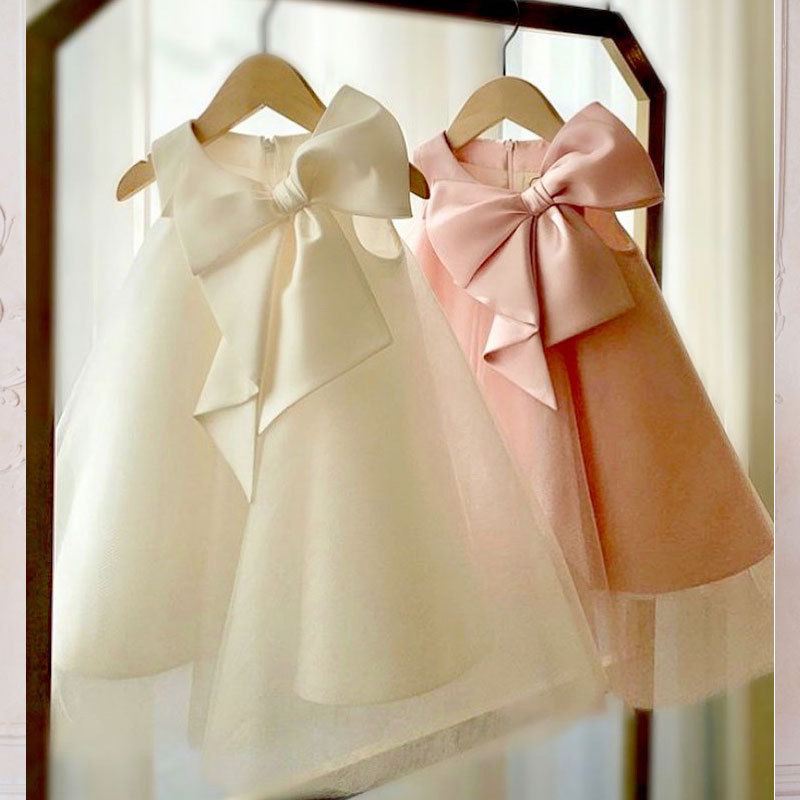 Summer Big Bow Baby Girl Dress - огляд і ціна Baby Clothing Essentials