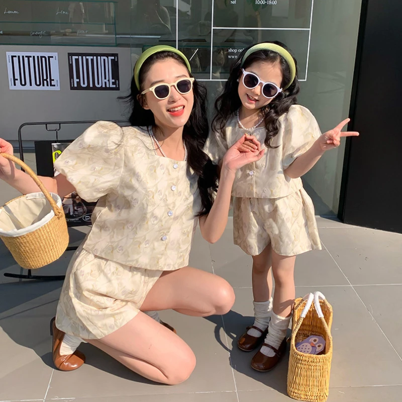Mom and Daughter Equal Sets Cl - огляд і ціна Baby Clothing In Summer