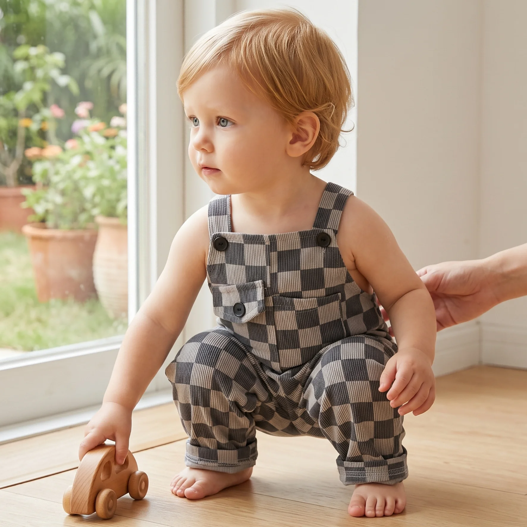 Summer Baby Boys Grid Jumper P - огляд і ціна Baby Clothing Jumpers