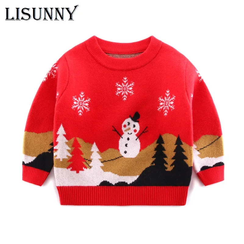 2025 Autumn Winter Kid Christm - огляд і ціна Baby Clothing Jumpers
