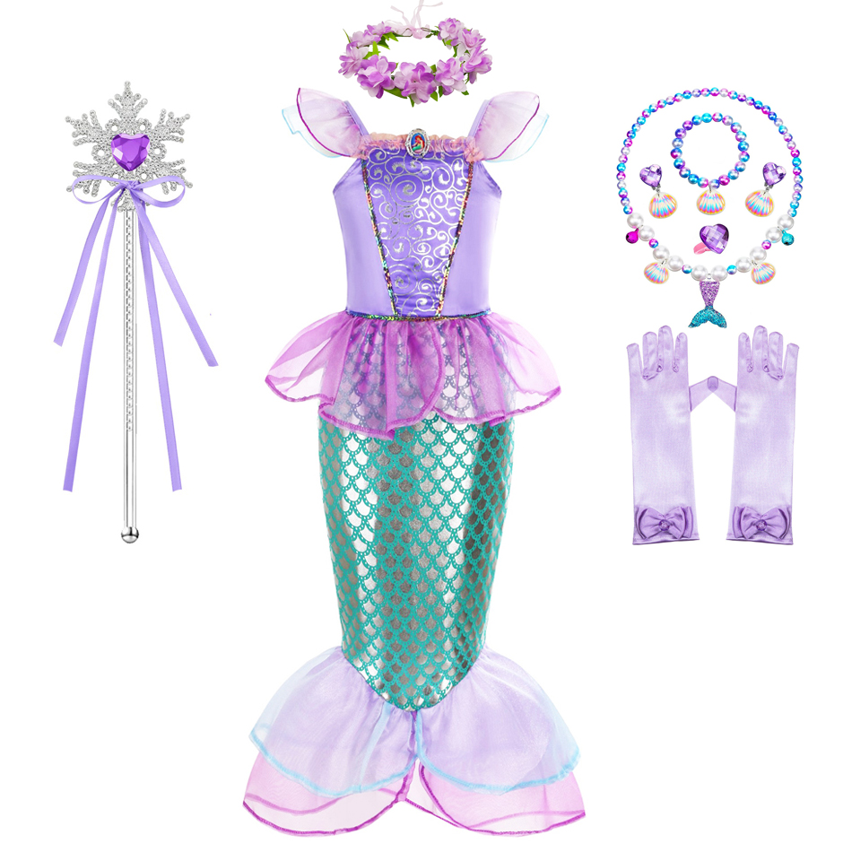 Mermaid Costume For Girls Hall - огляд і ціна Baby Clothing Sizes