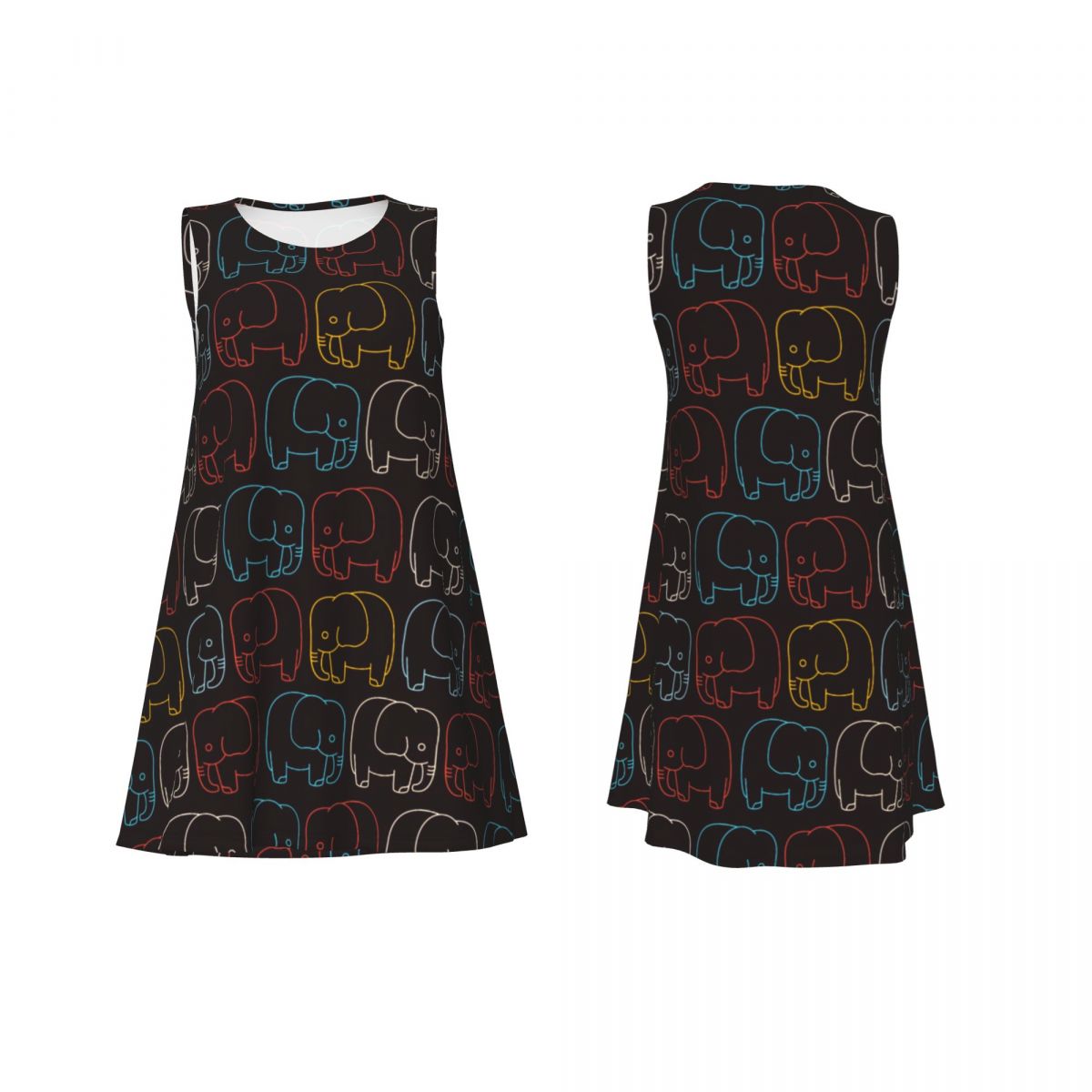Retro Baby Elephant Dress Colo - огляд і ціна Baby Clothing Elephant