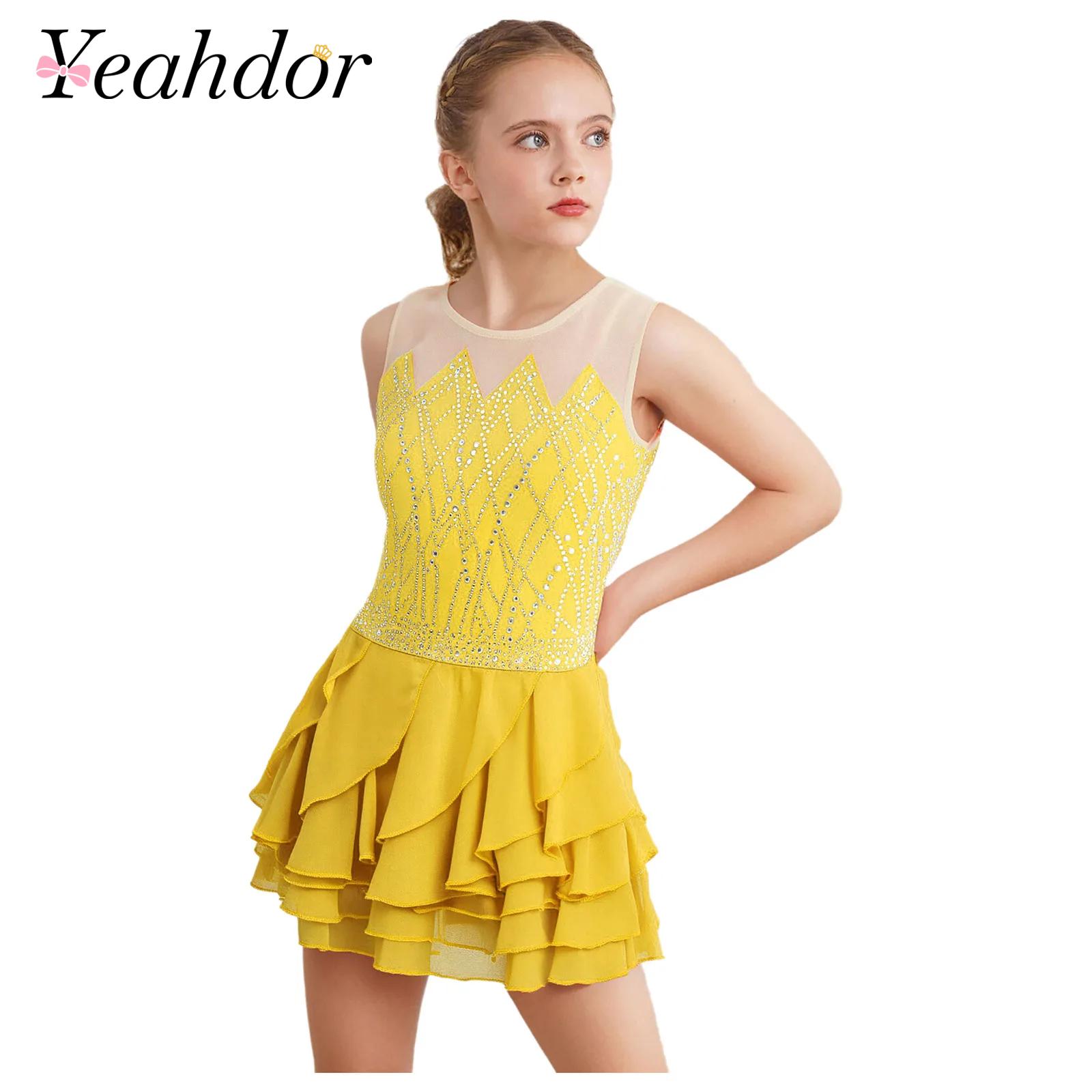 Girls Mesh Figure Skating Dres - огляд і ціна Baby Clothing Sizes