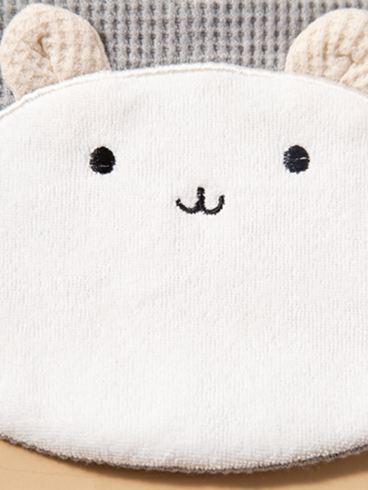 2pcs baby bib kitten teddy bea - огляд і ціна Baby Clothing Fabric