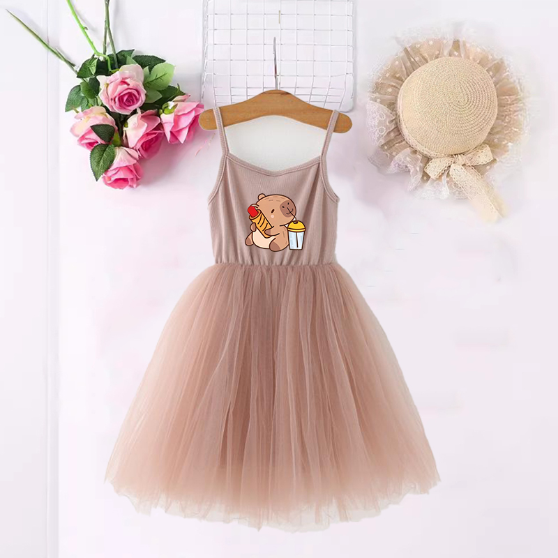 Capybara Girls Dresses Anime P - огляд і ціна Baby Clothing In Summer