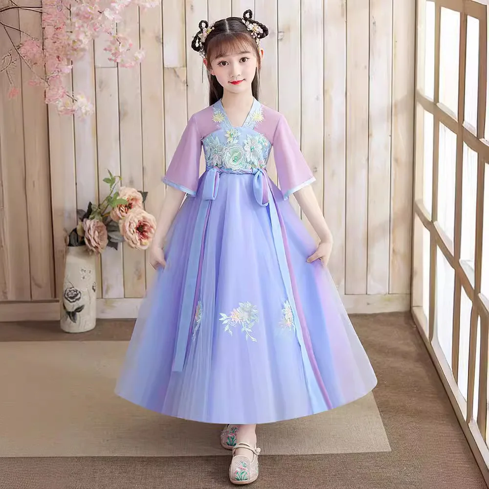 Summer Children Hanfu Dresses  - огляд і ціна Baby Clothing In Summer