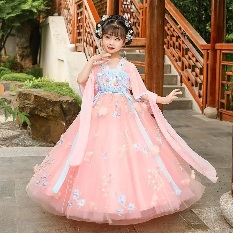 Summer Children Hanfu Dresses  - огляд і ціна Baby Clothing In Summer
